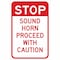 Brady Traffic Sign, 18" H, 12" W, Aluminum, Rectangle, English, 112628 112628 - alternate 1